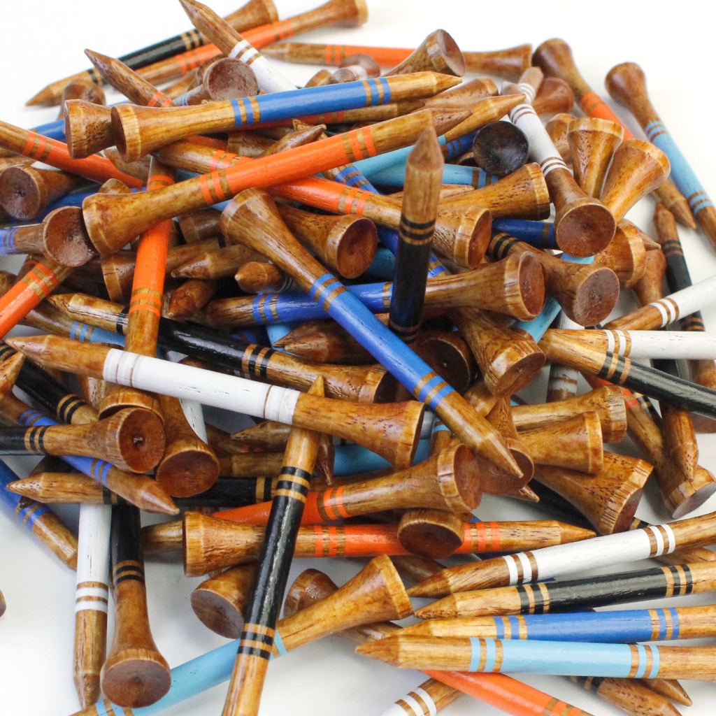 Golf tees – 70mm wooden golf tees – 50 pieces, reusable and biodegradable, can improve stability ราคา ถูกที่สุด ดีลบีเคเค แกลเลอรีภาพที่ 6