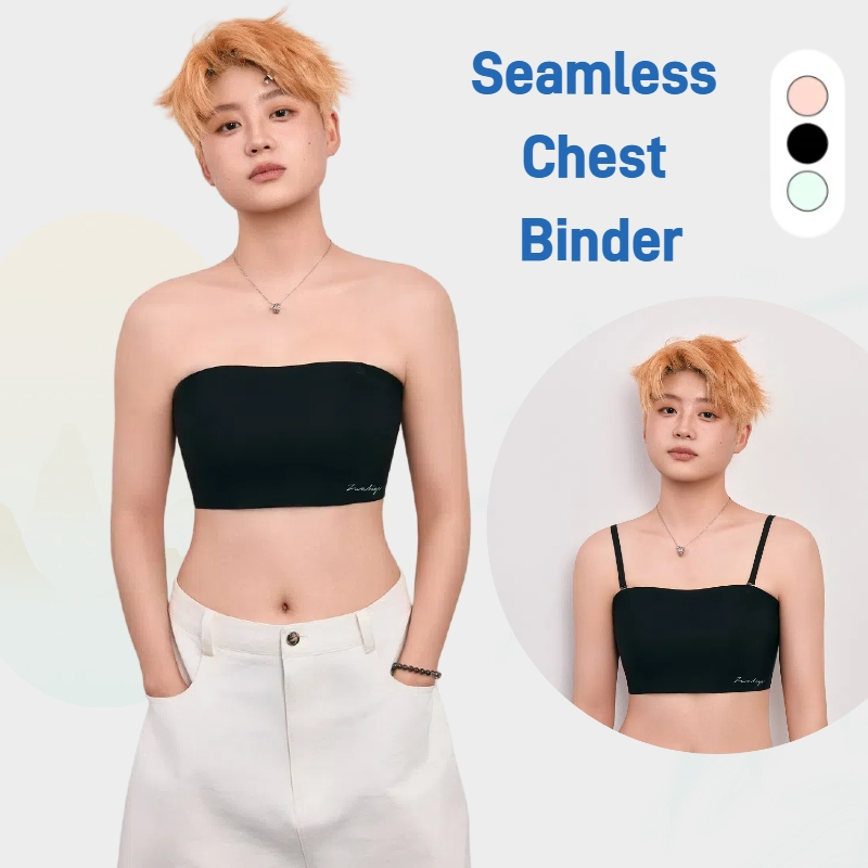 Janest Binder ไม่มีรอยต่อ ระบายอากาศได้ดี สายรัดไหล่ปรับได้ พร้อมบราแพッドถอดได้ 3 สี ไซส์ S-4XL