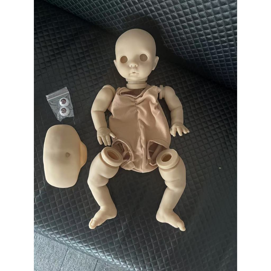 15 นิ้วยังไม่เสร็จ Unpainted Reborn ตุ๊กตาชุด Peeka DIY ตุ๊กตาอะไหล่ Belly และผ้าภาพจริงสีสด Handmade ชุด