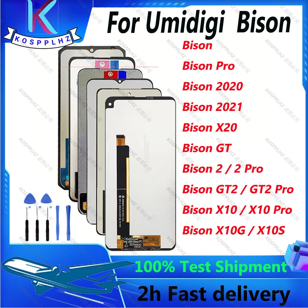 ใหม่หน้าจอสัมผัสจอแสดงผล LCD สําหรับ Umidigi Bison Umidigi Bison Pro Umidigi Bison GT Umidigi BISON 