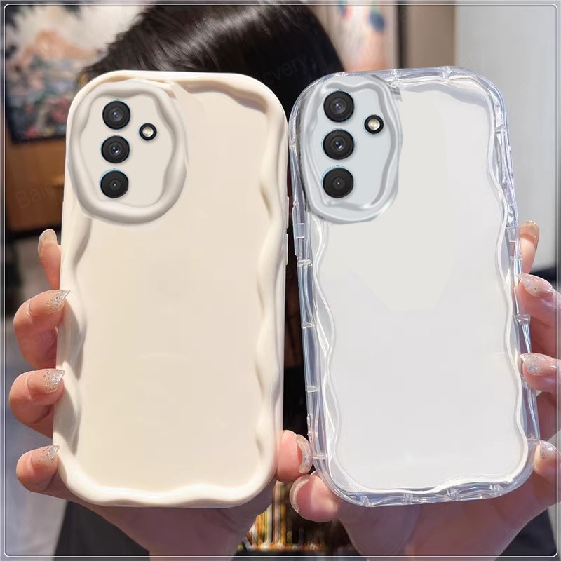 SAMSUNG สําหรับSamsung Galaxy A57 A37 A06 2025 ซิลิโคนเหลวเคสโทรศัพท์หรูหราสีทึบปลอกA17 A56 A36 A26 A16 A55 A35 A25 A15 A05 A05Sกันกระแทกกันชนป้องกันปกหลัง