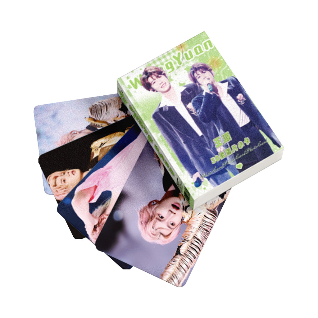 50 TFBOYS Wang Yuan Photo Cards Wang Yuan Merchanting Photo Cards TFBOYS Wang Yuan Set