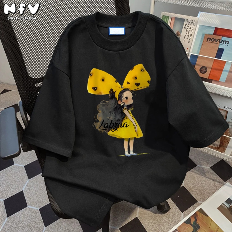 NFV สไตล์เกาหลี✨เสื้อยืด oversize ลวดลายแฟชั่น ใส่สบาย เนื้อผ้านุ่ม ระบายอากาศ ผ้าฝ้ายแท้ YG0 ราคา ถูกที่สุด ดีลบีเคเค แกลเลอรีภาพที่ 7