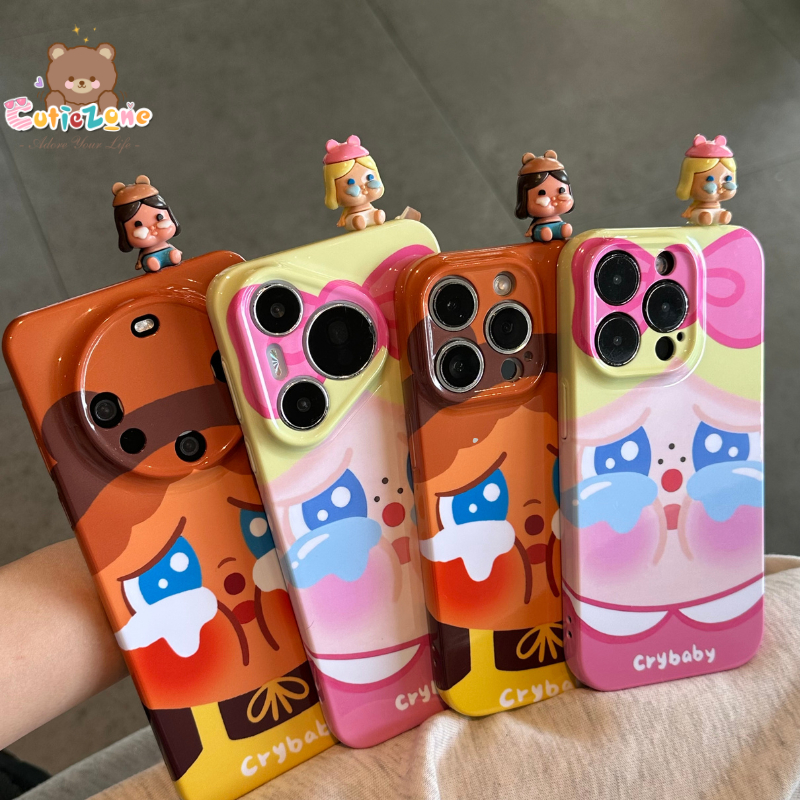 Crybaby เคสโทรศัพท์ Hard iPhone Casing iPhone 16 Case iPhone 16promax Cover Film Case Covre เปลือกโท