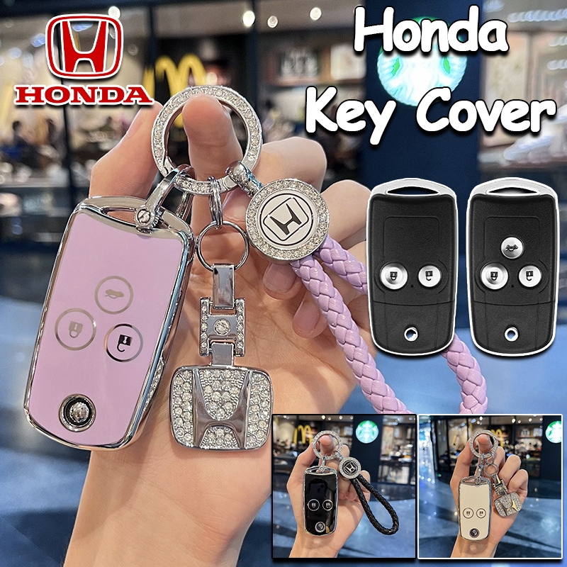 Honda CR-V/Civic/Civic FB/Accord ฝาครอบกุญแจ Civic เคสกุญแจรถ CR-V keyless เคสรีโมทพวงกุญแจ 2025
