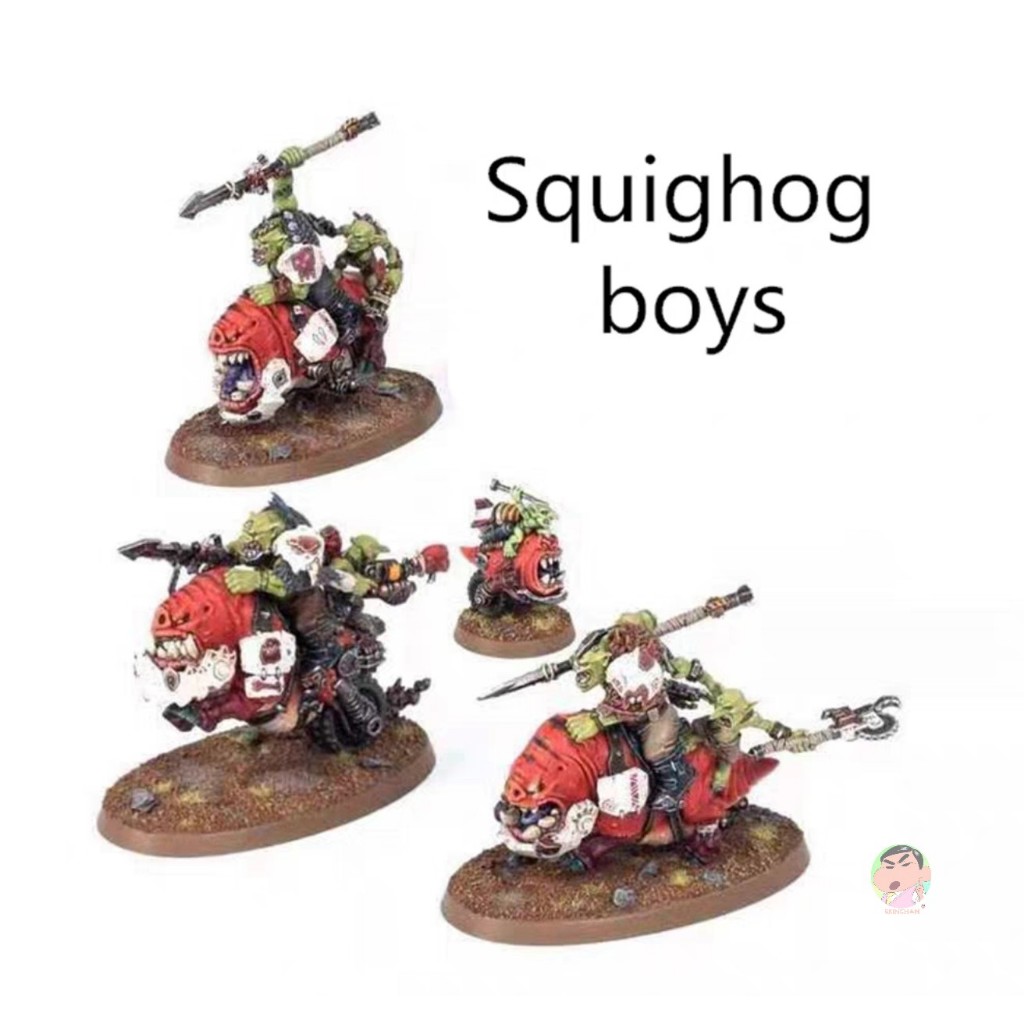 Warhammer 40K Ork Squighog Boyz Resin Kit