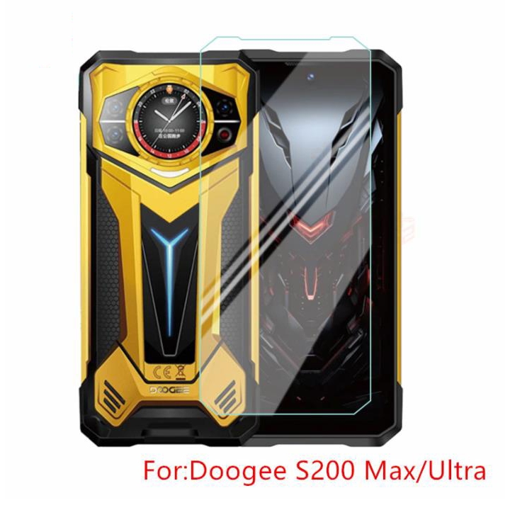 กระจกนิรภัยสําหรับ Doogee S200 Max/S200 Ultra ฟิล์มกันรอยหน้าจอ