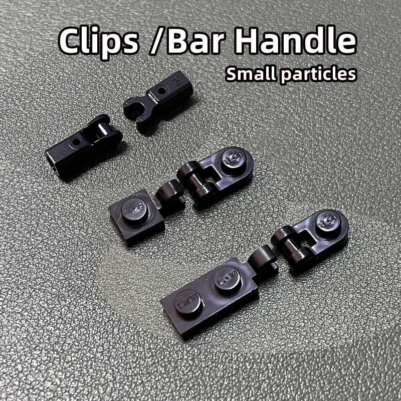 10pcs แผ่นพิเศษพร้อมคลิป 61252 ข้อต่อ Bar Holder 23443 Technic Brick 11090 อนุภาคขนาดเล็ก Building b