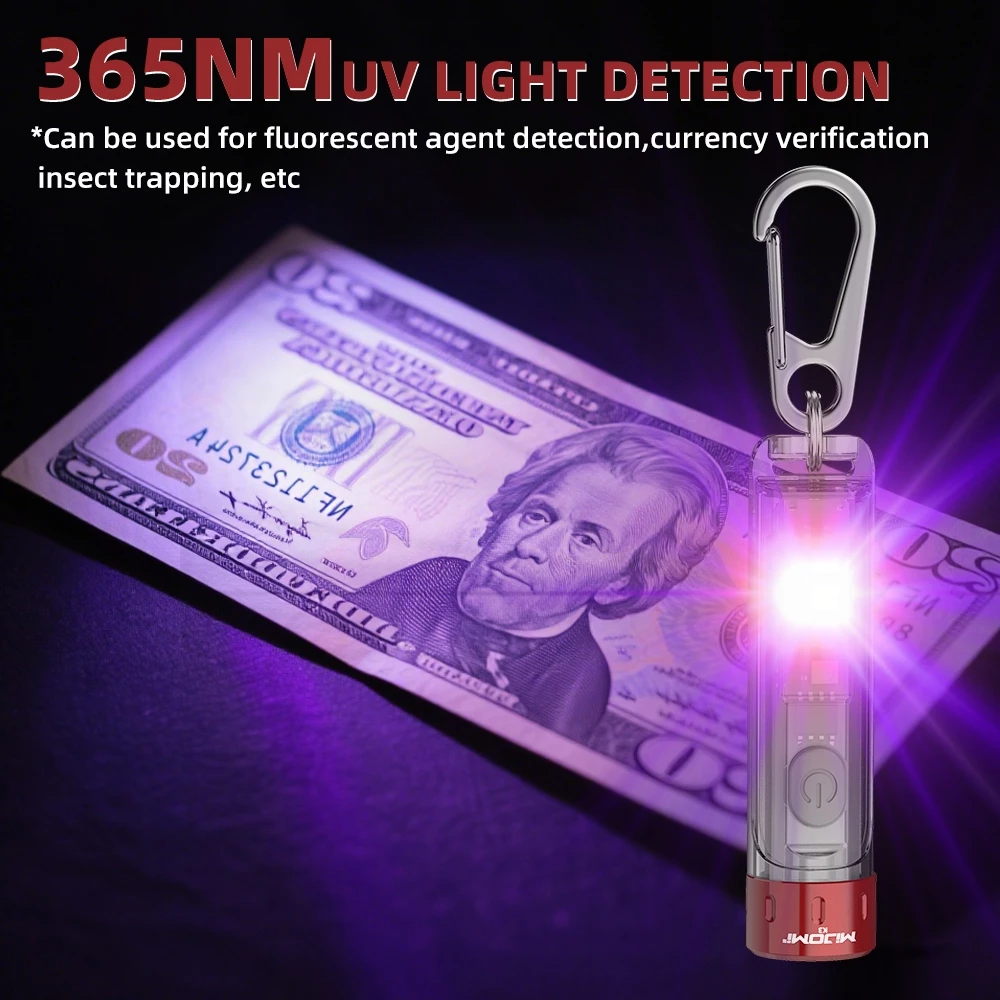 [Buy 2 save 50%]พวงกุญแจไฟฉาย MIJOMI K3, 400 Lumen ขนาดกระทัดรัด เหมาะสำหรับการใช้งานหลากหลาย เช่น การอ่านหนังสือกลางคืนและการแคมปิ้ง Christmas gift thumbnail 5