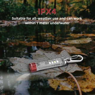 [Buy 2 save 50%]พวงกุญแจไฟฉาย MIJOMI K3, 400 Lumen ขนาดกระทัดรัด เหมาะสำหรับการใช้งานหลากหลาย เช่น การอ่านหนังสือกลางคืนและการแคมปิ้ง Christmas gift