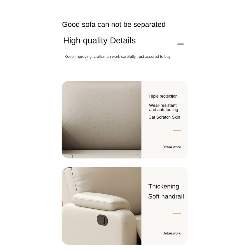 โซฟาปรับ1ชิ้นโซฟาปรับเตียงโซฟามัลติฟังก์ชั่เก้าอี้เลานจ์ปรับ - รูปที่ 7