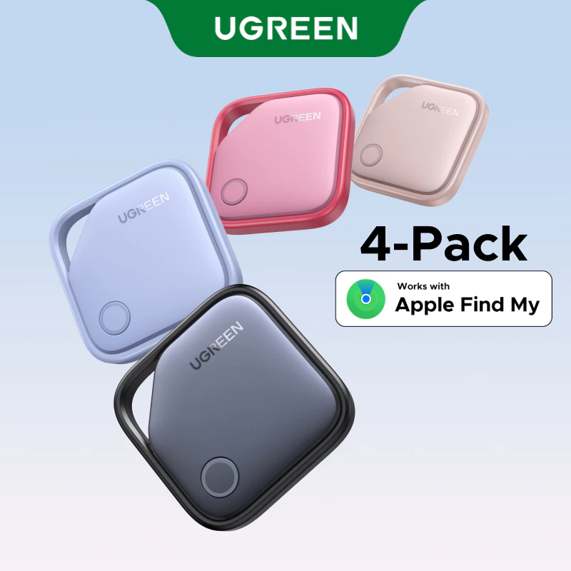 UGREEN Smart Tag GPS Tracker Bluetooth5.0 ซ้าย-Behind Remind เปลี่ยนแบตเตอรี่ Smart Finder สําหรับ iPhone/iPad/Mac