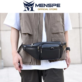 MENSPE Chest Bag กระเป๋าคาดเอว Cross-body Chest Bag กระเป๋าคาดเอวกันน้ําทนต่อการสึกหรอพร้อมสายรัดปรับระดับได้