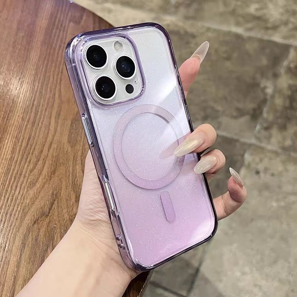 Glitter อะคริลิค hard Case สําหรับ iPhone 13 PRO MAX 14 PRO MAX 15 PRO MAX 16 PRO MAX 17 PRO MAX 17 