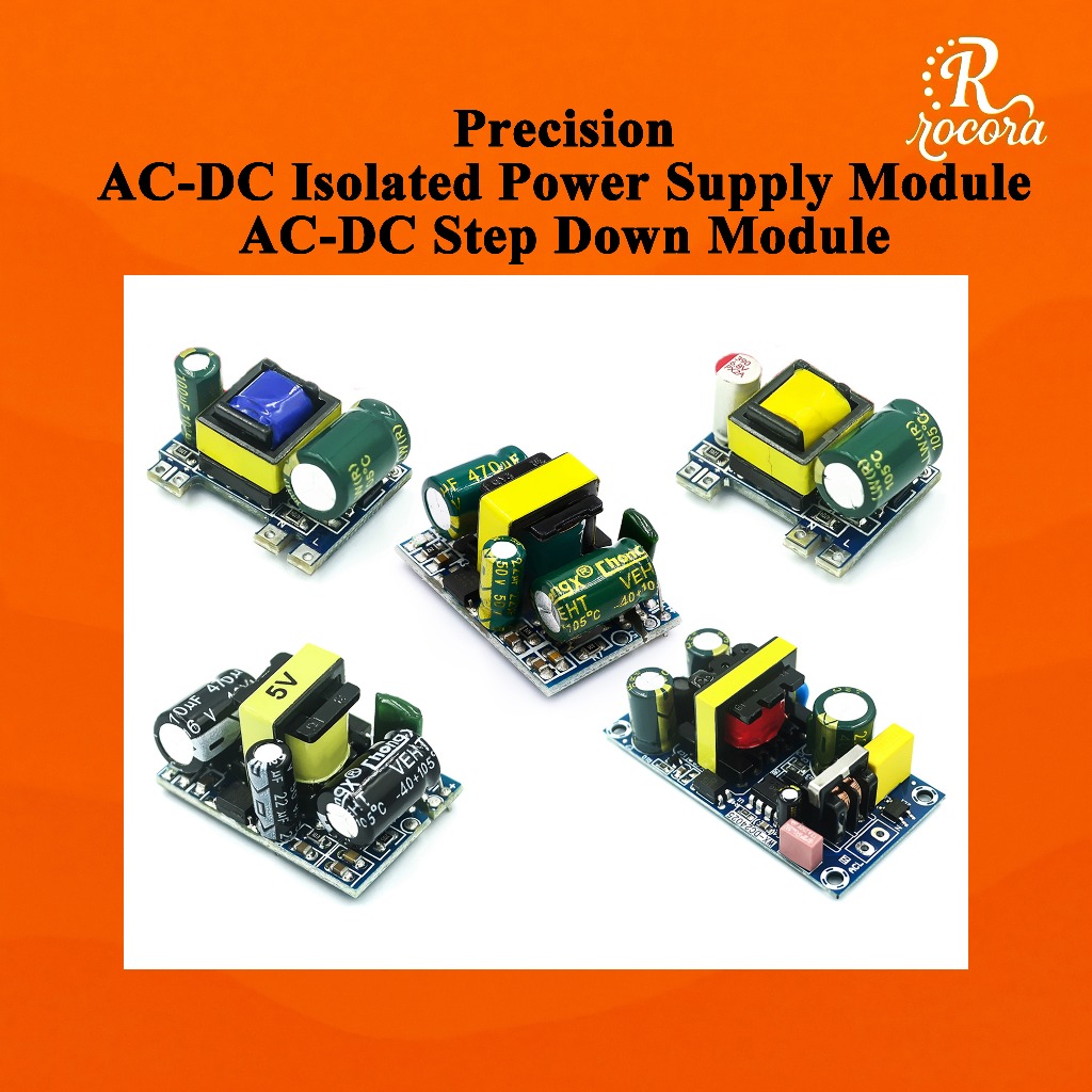 โมดูลแปลงไฟ AC เป็น DC แบบแยก 220V เป็น 5V 700mA / 12V 2A พร้อมระบบป้องกัน สำหรับ Arduino IoT