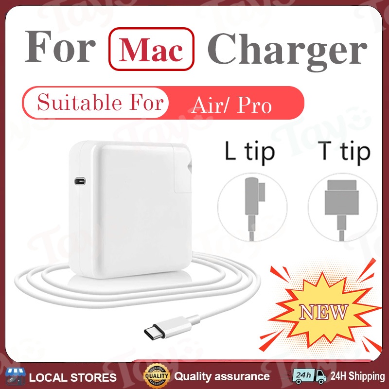 Universal แล็ปท็อปชาร์จ Pro Typec Charger 45W 60W 85W T Tip L Tip Fast USB Power Adapter เพื่อชาร์จก