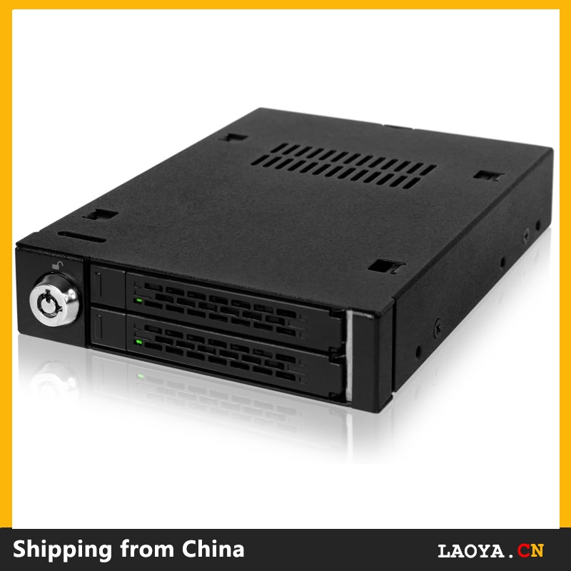 ICY DOCK 2X 2,5Zoll SATA HDD / SSD Wechselahmen Fuer 2X 2,5Z SATA MB992SK-B