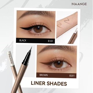 MAANGE อายไลเนอร์ชนิดน้ำ - กันน้ำ ติดทนนาน 24 ชั่วโมง แห้งเร็ว ไม่เลอะ เหมาะสำหรับมือใหม่ E01