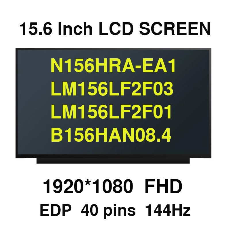 15.6 "Slim N156HRA-EA1 LM156LF2F03 LM156LF2F01 B156HAN08.4 NE156FHM-NX1 NV156FHM-NX3 LED แล็ปท็อปแผง