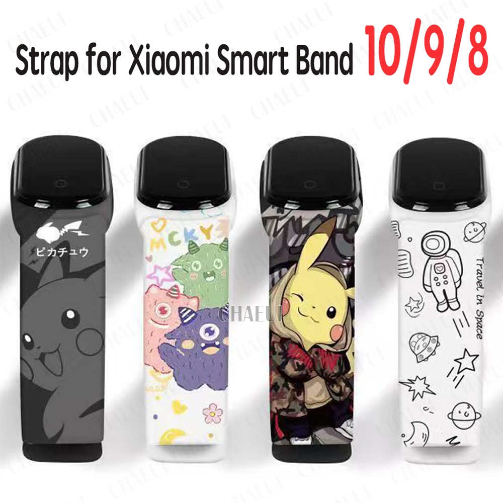 สายรัดข้อมือซิลิโคนแฟชั่นสําหรับ Xiaomi Smart Band 10 / Mi Band 10 Ceramic Edition / 9 / 8