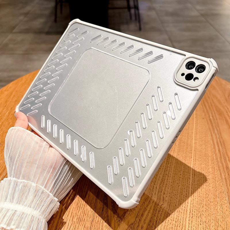 ไร้ขอบ Multi-hole การกระจายความร้อน Cooling Tabet สําหรับ iPad Mini 6 5 9.7 5th 6th Air 3 4 5 iPad 10.2 7 8 9 10th Gen iPad Pro 11 นิ้ว iPad Casing Cover