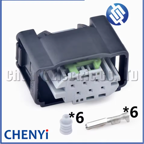 6 Pin 0.6 mm series car Accelerator Pedal Connector ปลั๊ก 2-967616-1 7ม0973119 ปลั๊กเซนเซอร์วาล์วปีกผีเสื้อ 1-967587-3 สําหรับเบนซ์ บีเอ็มดับเบิลยู