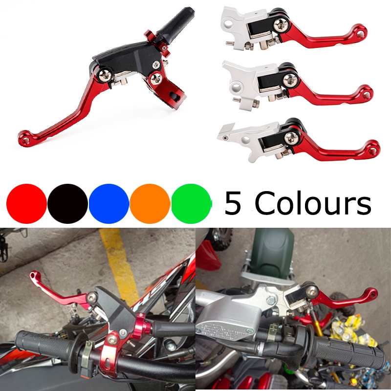 CNC ดัดแปลงพับ Anti-Drop ประหยัดแรงงานคลัทช์เบรค Levers Handlebar สําหรับ KTM EXC EXCF SX Husqvarna Kayo T4 T6 Honda CR CRF 50-150cc CQR BOSUER M2 M4 KEWS Motocross