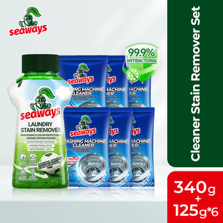 Seaways  2 in 1 Laundry Stain Remover and Washing Machine Cleaner