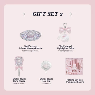 Flower Knows August Fairy Pink Moments ลิปกลอส/ชุดของขวัญอายแชโดว์