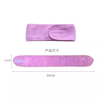ที่คาดผม ผ้าขนหนู แบบยืดได้ สําหรับแต่งหน้า สปาขนตา