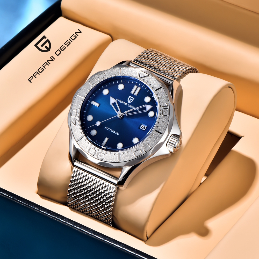 PAGANI DESIGN นาฬิกาอัตโนมัติผู้ชาย 2025 ใหม่หรูหราญี่ปุ่น MIYOTA 8215 นาฬิกา Sapphire Glass สแตนเลส