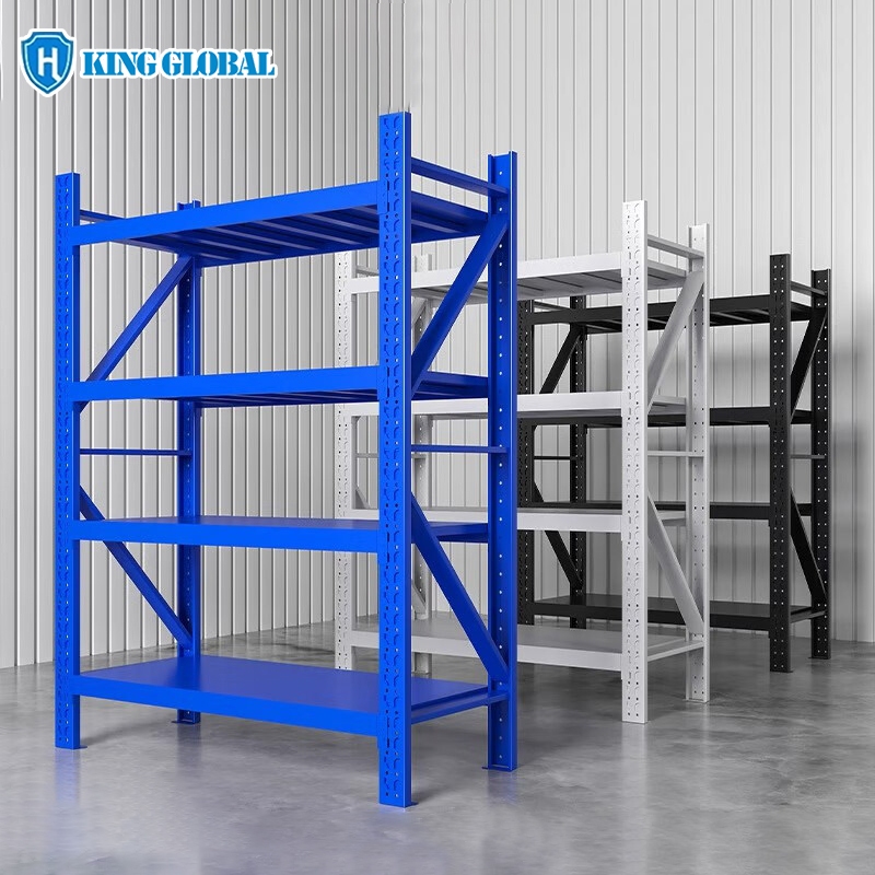 ชั้นเหล็ก 120x40x200 ซม. รับน้ำหนักได้ 150 กิโลกรัม/ชั้น ประกอบง่าย ไม่ต้องใช้สกรู