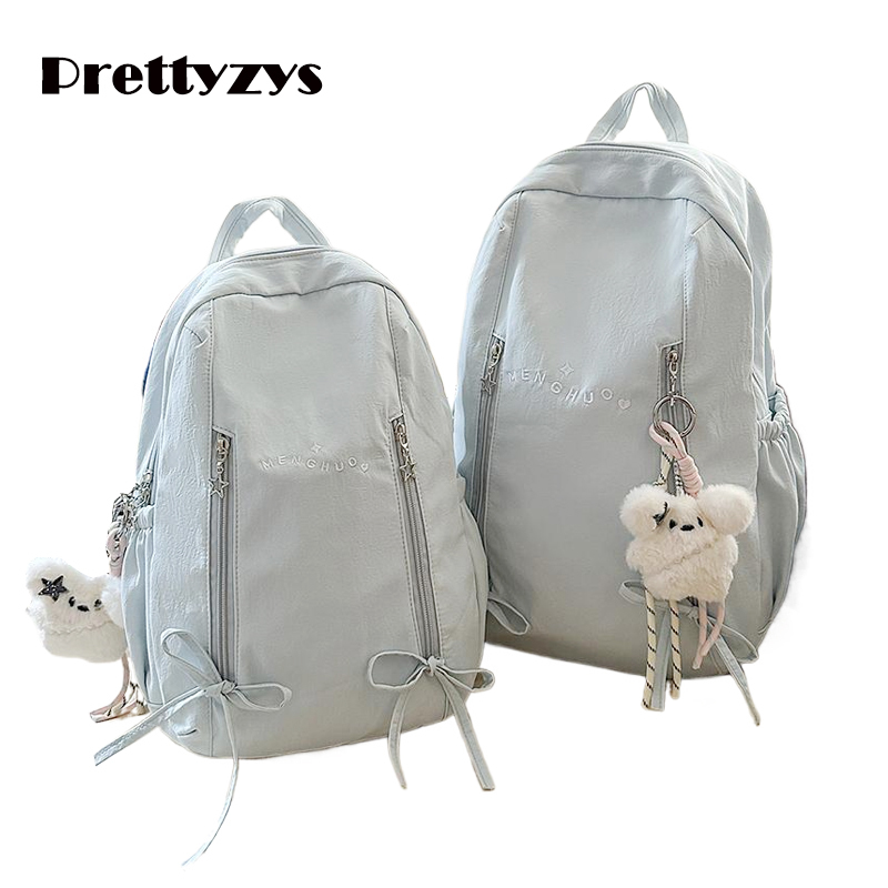 กระเป๋าเป้สะพายหลัง Prettyzys 2025 เกาหลีความจุขนาดใหญ่ School Travel กันน้ําสําหรับสาววัยรุ่น