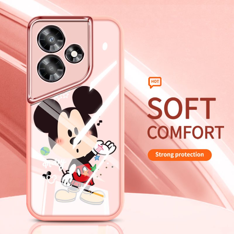 YBD Clearเคสโทรศัพท์สําหรับTecno Pova 7 NEO Pova 6 Pro Pova 6 Neo LJ6 LI9 Ultra Thin TPUป้องกันกล้อง