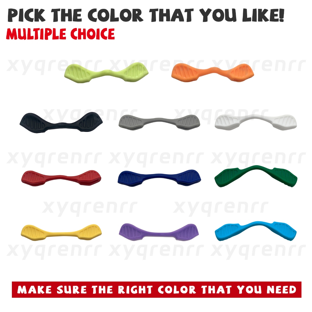 Xyqrenrr เปลี่ยนเอเชีย/ยุโรปNose Piece Nosepads สําหรับ Oky Radar EV Path/Radar Path/RadarLock Path 