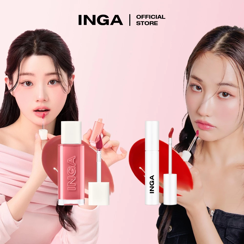 (จัดส่งรวดเร็ว)Inga Glassy Water Glow Lip Tint SNOWY รหัส 13 สี-ลิปทินท์คล้ายน้ํา ติดทนนาน