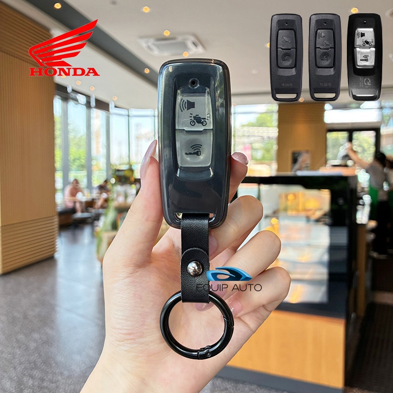 รถจักรยานยนต์ฮอนด้า TPU เคสกุญแจรีโมท Honda pcx160 ฝาครอบกุญแจ Honda pcx160/click160/adv 350/Forza350/Vision/giorno/Lead/scoopy Key Case