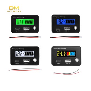 Diymore 6140 DC8-30V USB3.0 + Tpye-C เอาต์พุต LCD แสงสีฟ้าจอ…