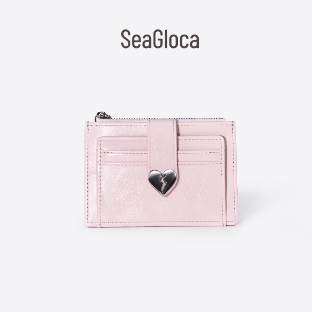 SeaGloca กระเป๋าใส่บัตรแบบแซนด์วิช สไตล์เกาหลี โลฟบัคล พกพาสะดวกสำหรับเพศหญิง No