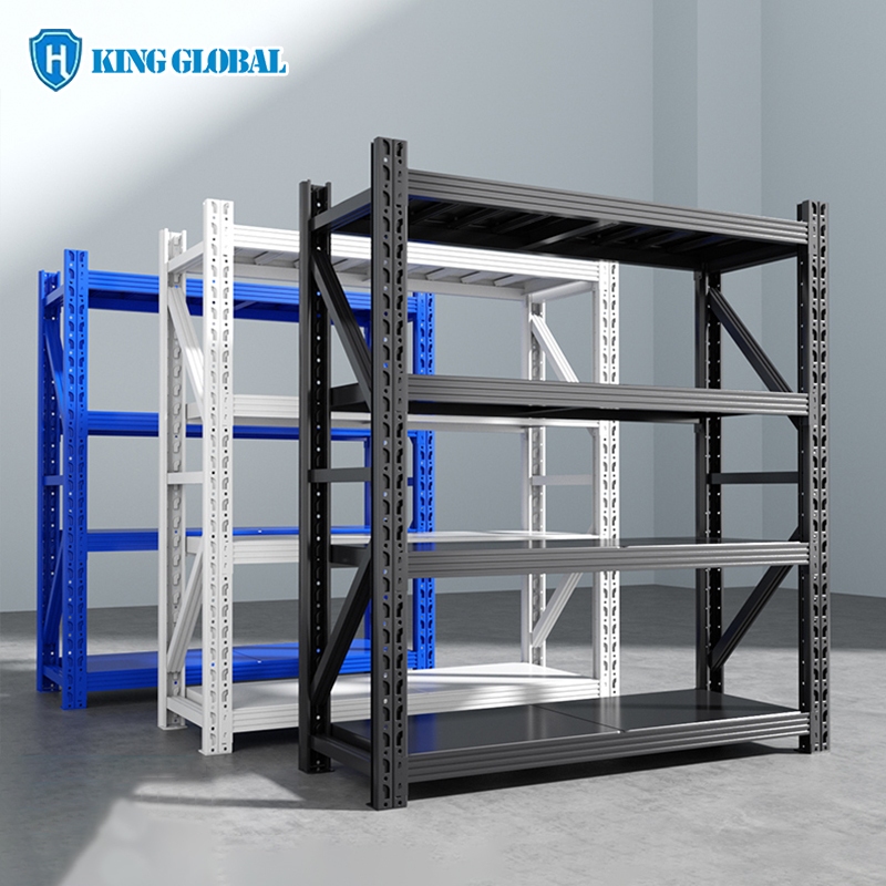 King Global ชั้นวางเหล็ก สูง 2 เมตร รับน้ำหนักรวมทั้งหมด 1000kg ชั้นวางของ 4ชั้น