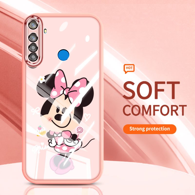 YBD Clearเคสโทรศัพท์สําหรับRealme 5 5i 5S C3 C3i 6i Realme Narzo 10 10A 20A Ultra Thin TPUป้องกันกล้