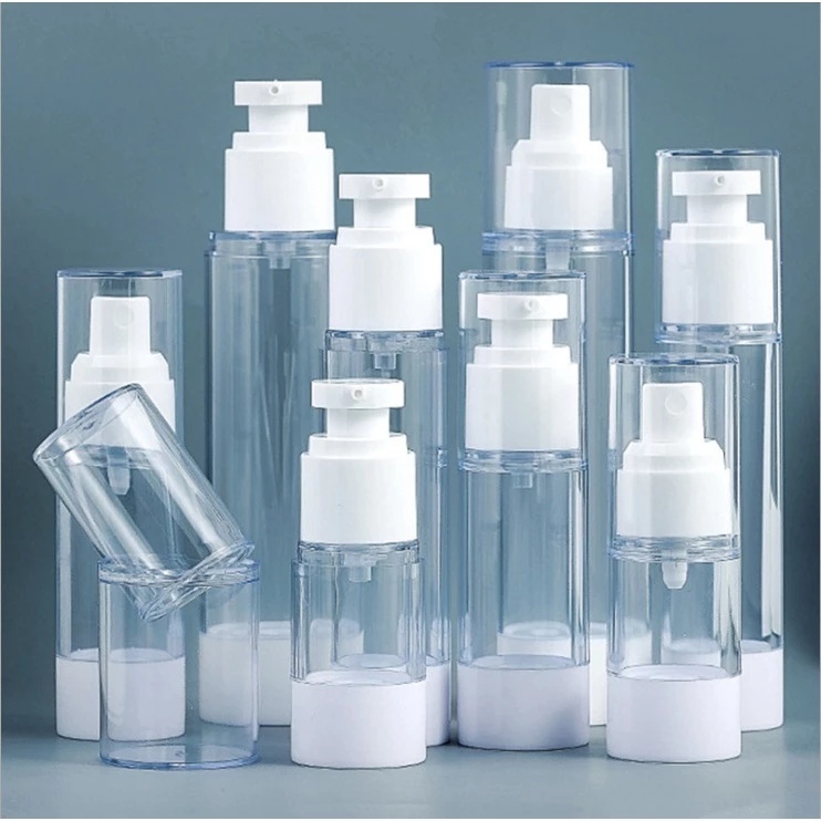 ขวดใส่ครีม ขวดสเปรย์ ขวดปั้ม สุญญากาศ ขวดใส่โลชั่นกาศ 5,15,30,50,100ml