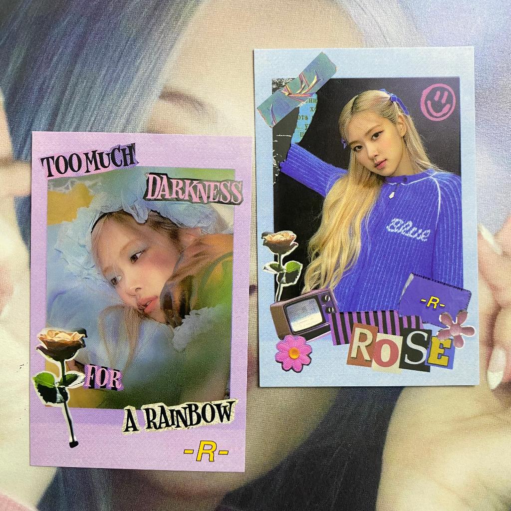 BLACKPINK Rosé Official Rose Polaroid Photocard Solo อัลบั้ม YG Perks