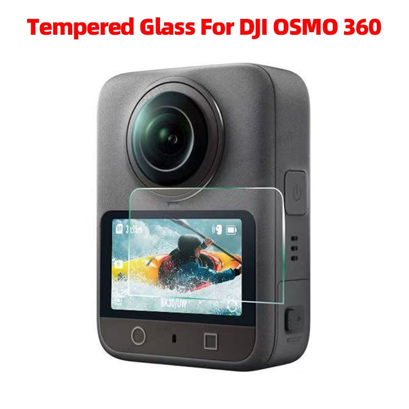 กระจกนิรภัยสําหรับ DJI OSMO 360 Action Camera Screen Protetive Film Protetor อุปกรณ์เสริม