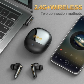 ONIKUMA TX610 หูฟังบลูทูธสองโหมด ANC + ENC ลดเสียงรบกวนคู่ 2.4G Latency ต่ํารองรับการเล่น While ชาร์จชาร์จเร็ว