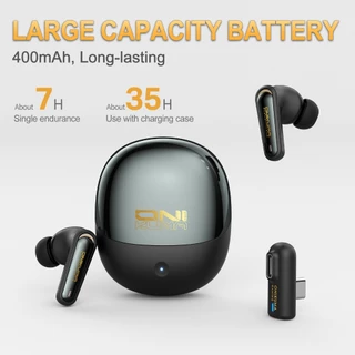 ONIKUMA TX610 หูฟังบลูทูธสองโหมด ANC + ENC ลดเสียงรบกวนคู่ 2.4G Latency ต่ํารองรับการเล่น While ชาร์จชาร์จเร็ว
