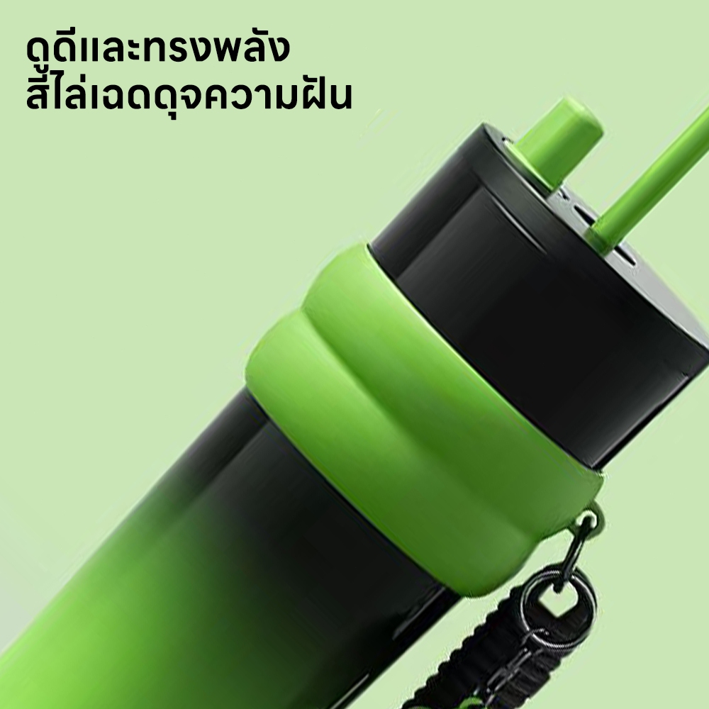 INSMART แก้วกาแฟสแตนเลสซับ ถ้วยเก็บความร้อน พร้อมฝาปิดขวดสูญญากาศสามารถ เก็บความร้อนและความเย็น ราคา ถูกที่สุด ดีลบีเคเค แกลเลอรีภาพที่ 6