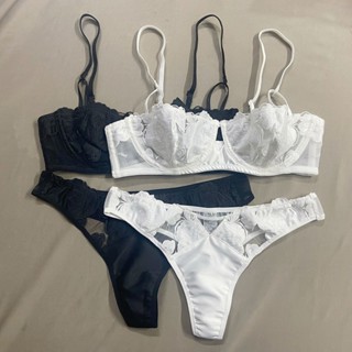 แฟชั่น เซ็กซี่ บางเฉียบถ้วย ลูกไม้ ชุดชั้นใน มีโครง หดหน้าอก…