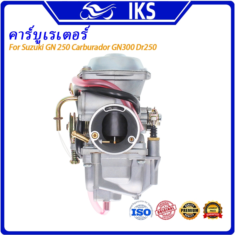 IKS คาร์บูเรเตอร์สําหรับ GN250 GN300 DR250 Tornado250 JS400-7 HS400 คาร์บูเรเตอร์มอเตอร์ไซค์