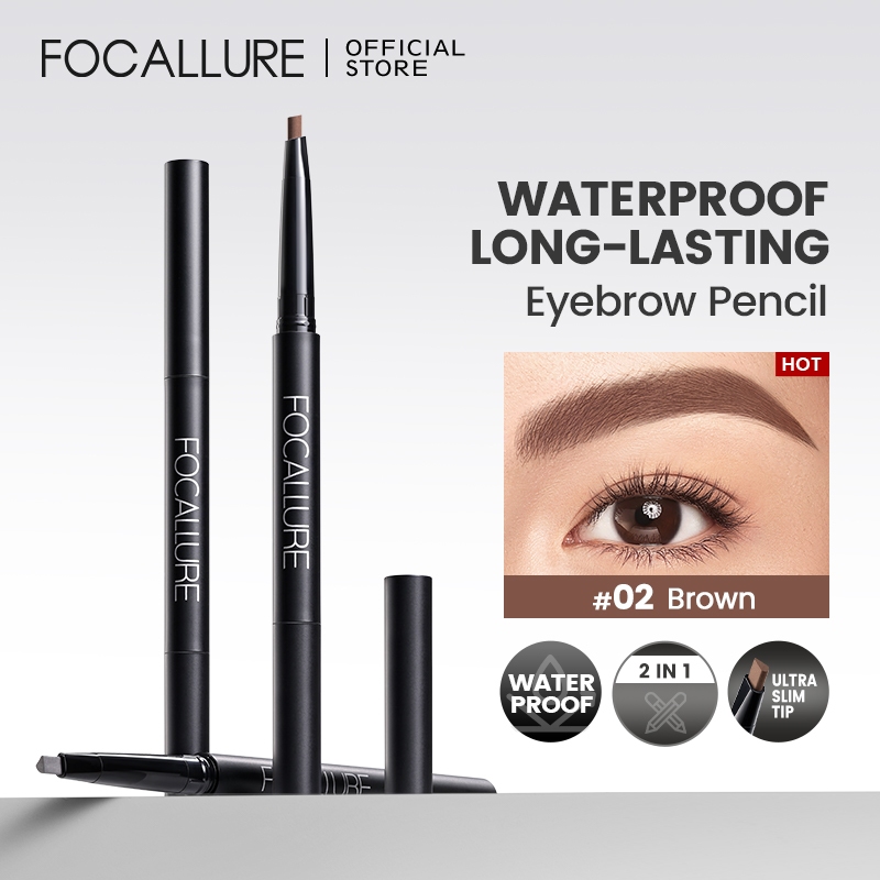 FOCALLURE ดินสอเขียนคิ้ว  3 สี ดินสอเขียนคิ้ว กันน้ำ ติดทนนาน